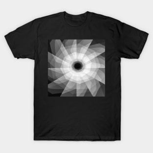 Rotation Abstract Digital Art T-Shirt